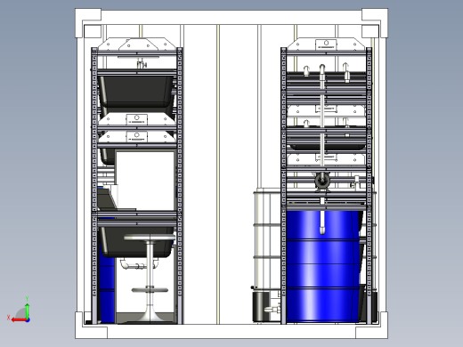 工厂化集装箱高密度养鱼后视缩略图