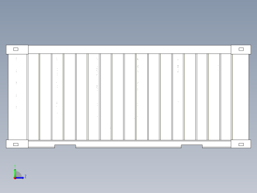 工厂化集装箱高密度养鱼左视缩略图