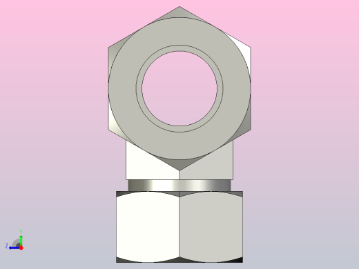 EO管接头三通异径管TR22 18 22L71.igs右视缩略图