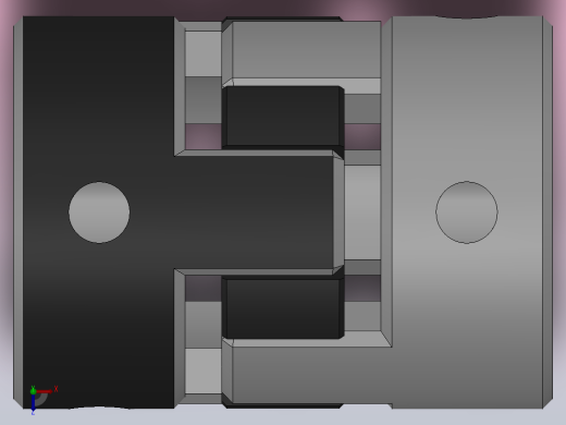 JM1无齿隙弹性联轴器_JM1-16-4-4俯视缩略图