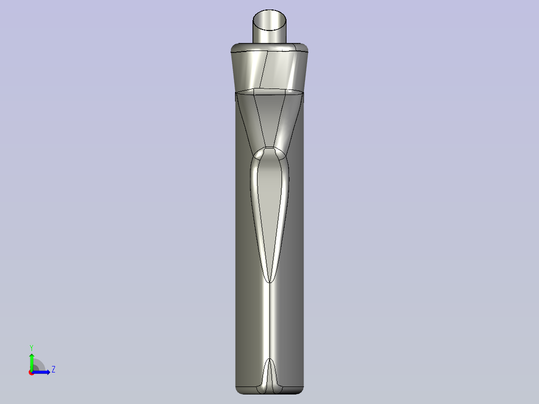 洗衣液瓶子左视图