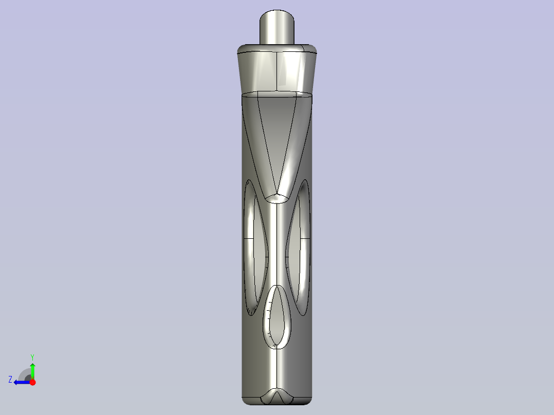 洗衣液瓶子右视图