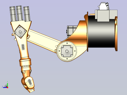 kuka kr16 三维模型图纸右视缩略图