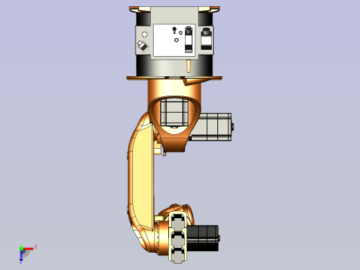kuka kr16 三维模型图纸俯视缩略图