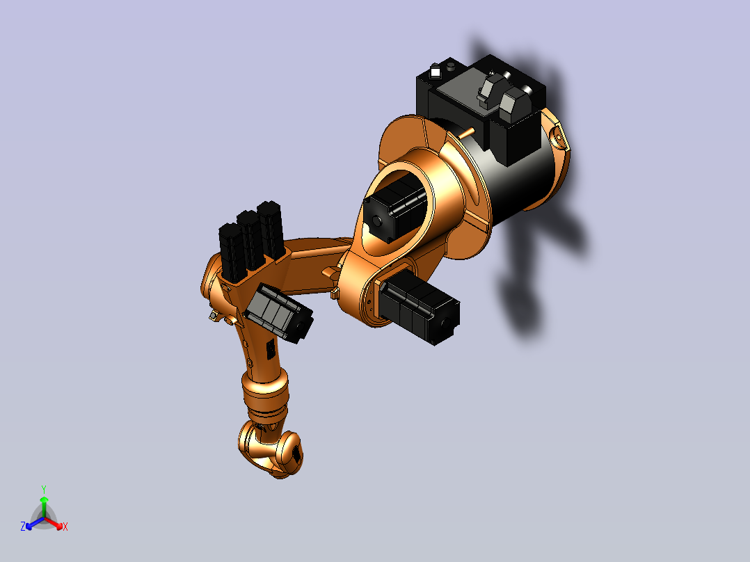kuka kr16 三维模型图纸正等轴测图