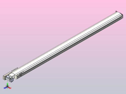 皮带直线轴半封闭可选导轨TPA-HNB-140D-120-L2100-ML-Y-P40-N3