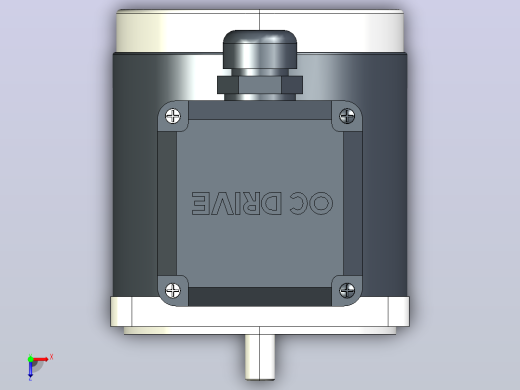 80AC(25W)微型交流（齿轴）基本型电机[80YS25WGV22H]俯视缩略图