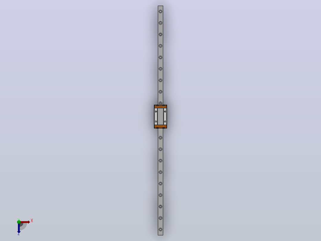MSC-M╱LM直线导轨[MSC7LME1R300EZ0CI]俯视图