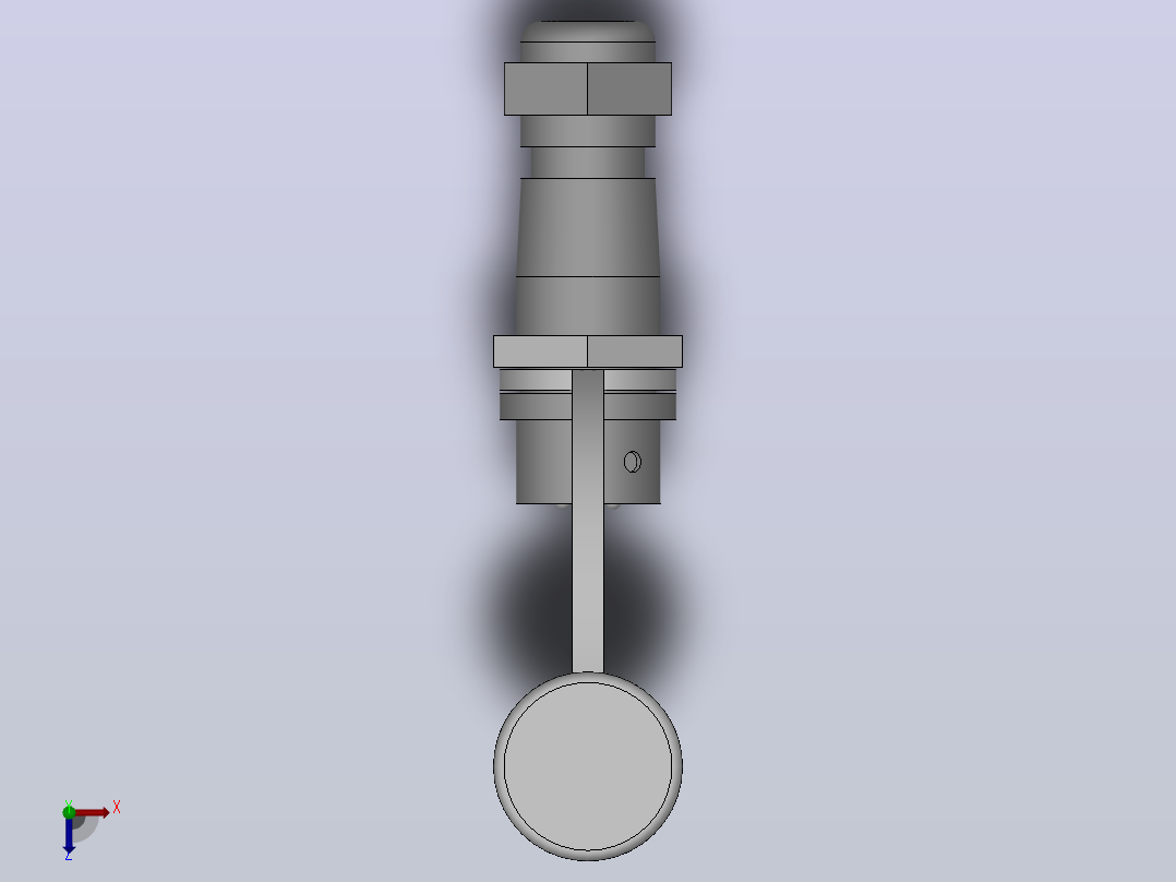 SF1211P[SF1211P-2]航空插头，多芯接头，连接器俯视图