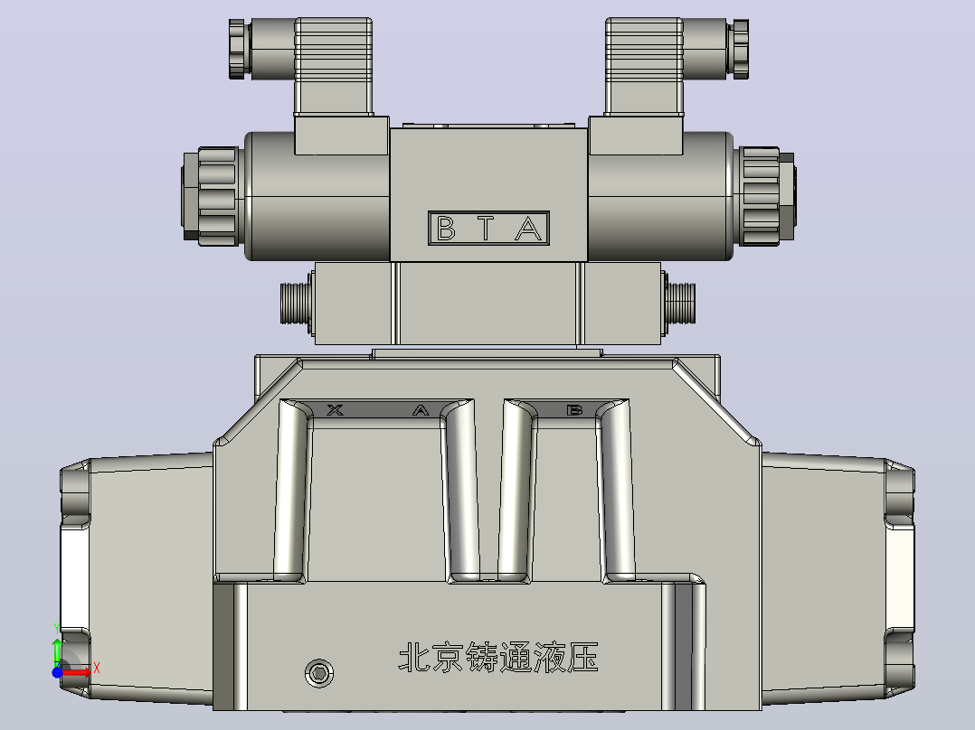 WEH25通 电液换向阀[H-4WEH25-S]前视图