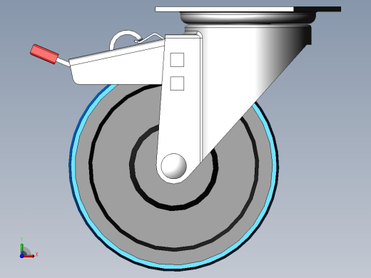 Wheel-5812665433DS-Swede-Wheel脚轮前视缩略图