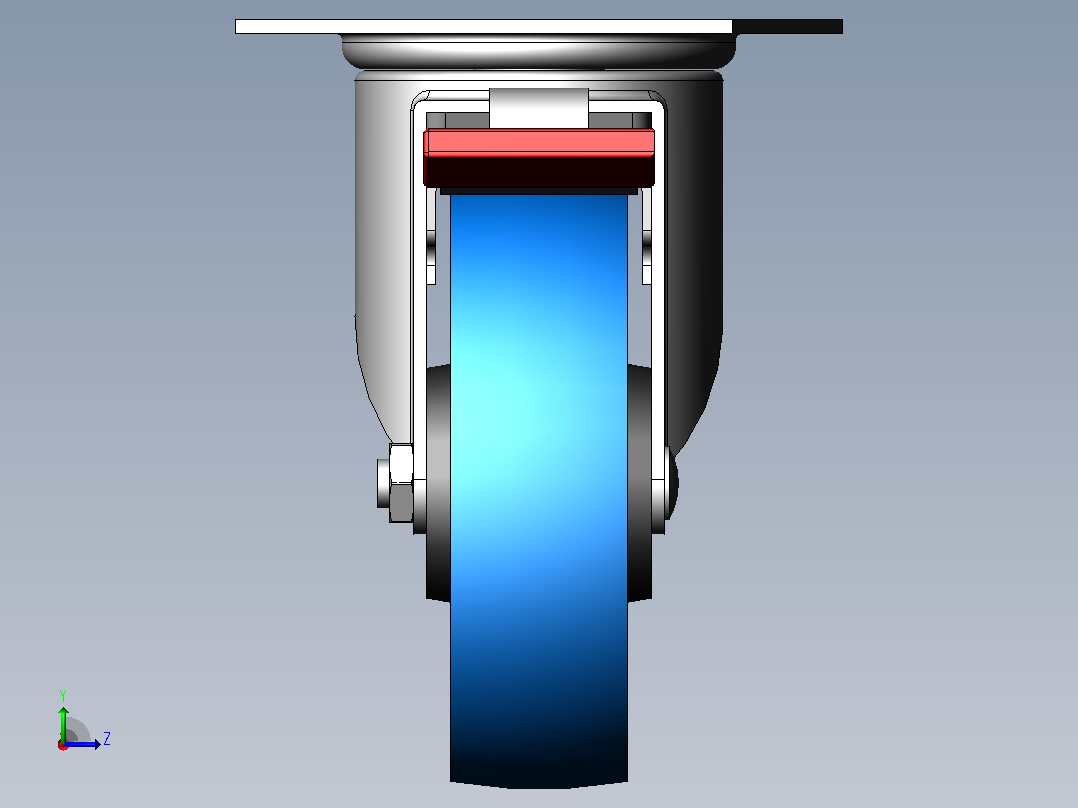 Wheel-5812665433DS-Swede-Wheel脚轮左视图