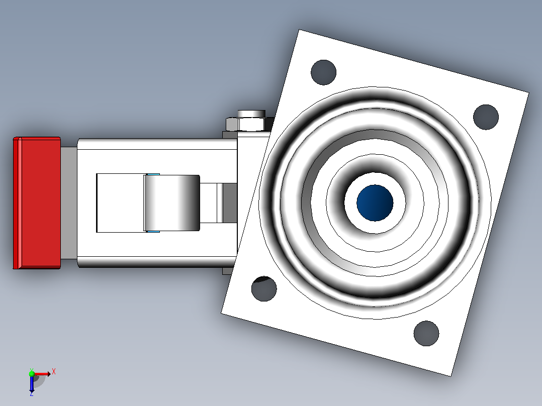 Wheel-5812665433DS-Swede-Wheel脚轮俯视图