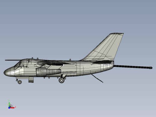 lockheed-s-3-viking飞机前视缩略图