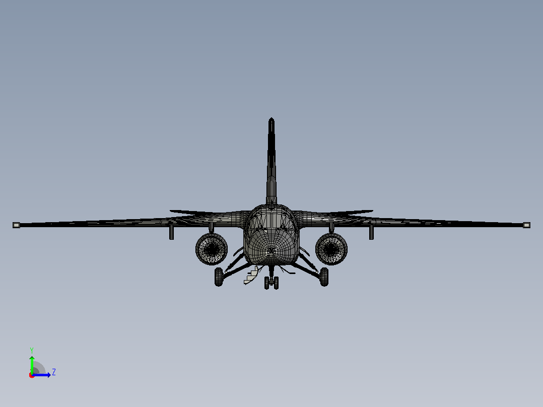 lockheed-s-3-viking飞机左视图