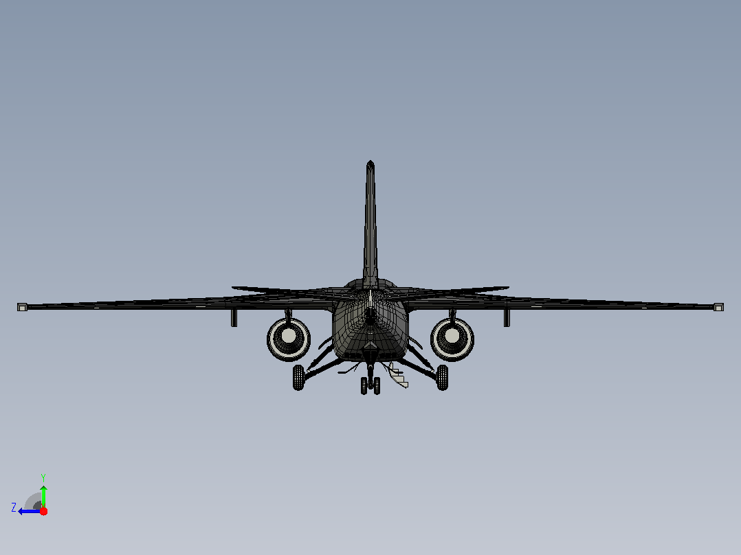 lockheed-s-3-viking飞机右视图
