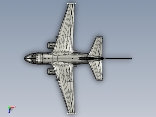 lockheed-s-3-viking飞机俯视缩略图