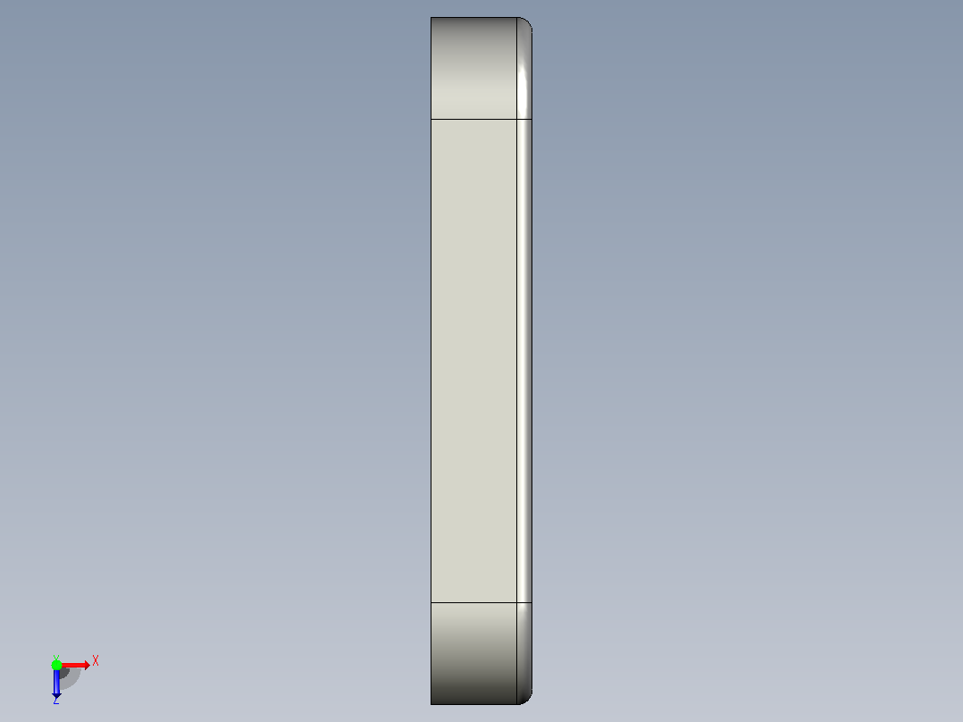外摆式塑料手柄俯视图