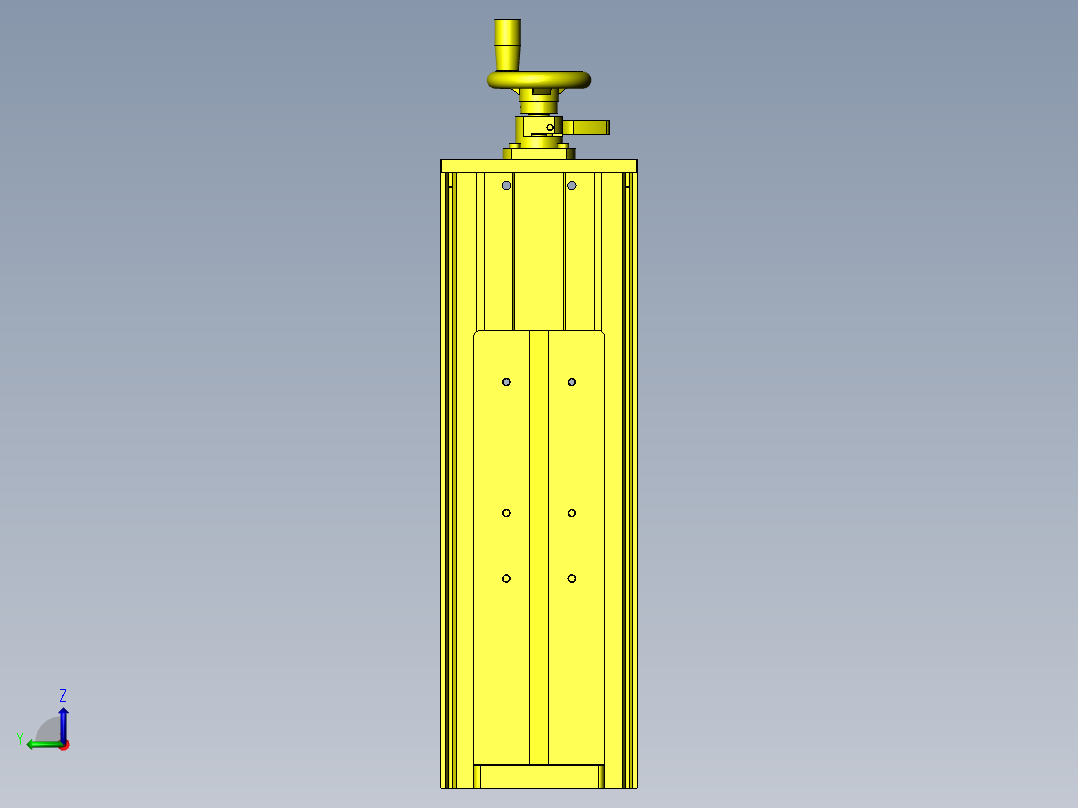 简易测量机左视图