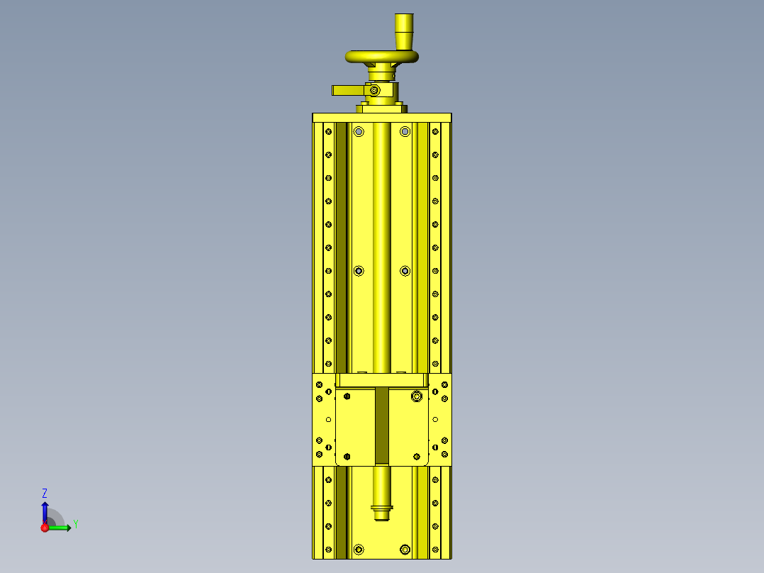 简易测量机右视图
