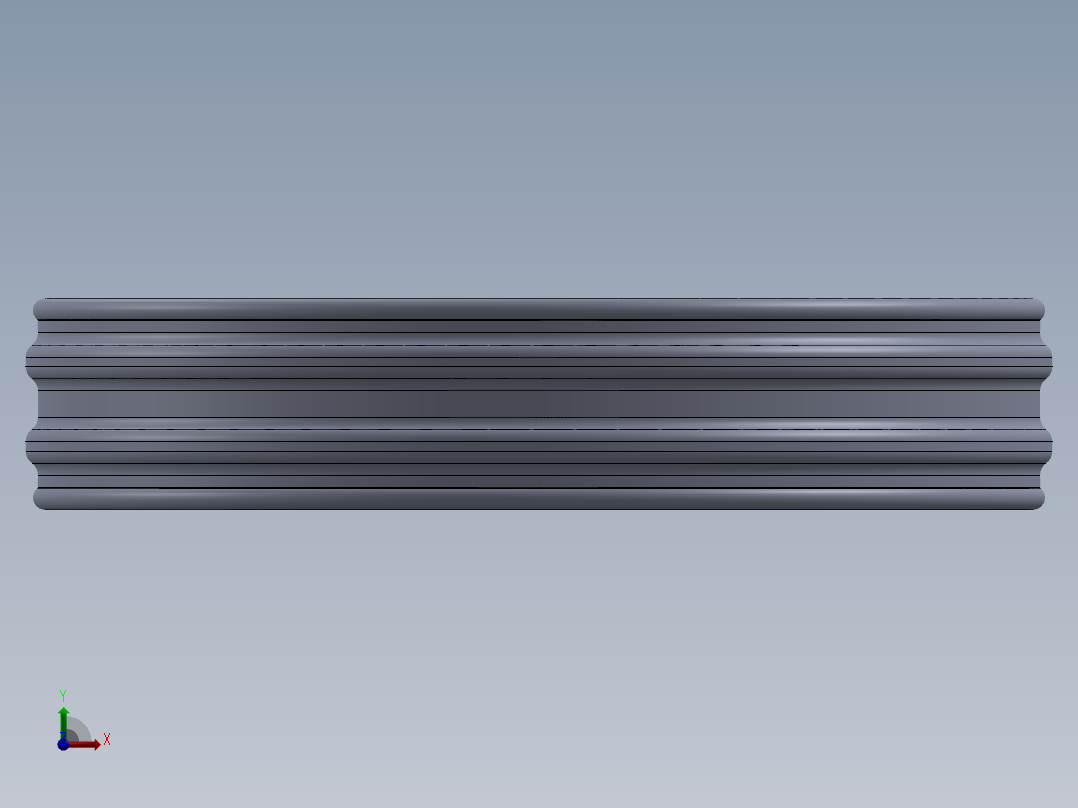 坎帕诺罗前轮3D模型前视图