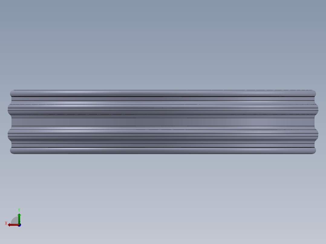 坎帕诺罗前轮3D模型后视图