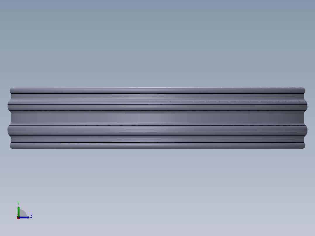 坎帕诺罗前轮3D模型左视图