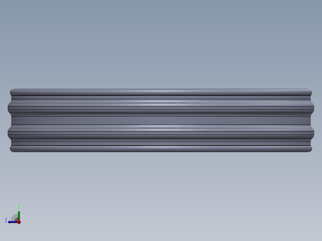 坎帕诺罗前轮3D模型右视图