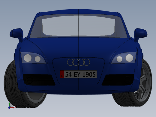 一个轿车前视缩略图