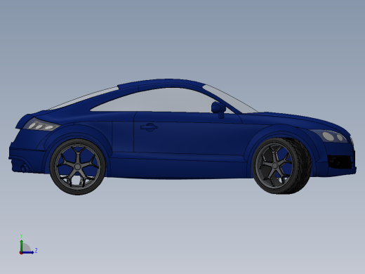 一个轿车左视缩略图