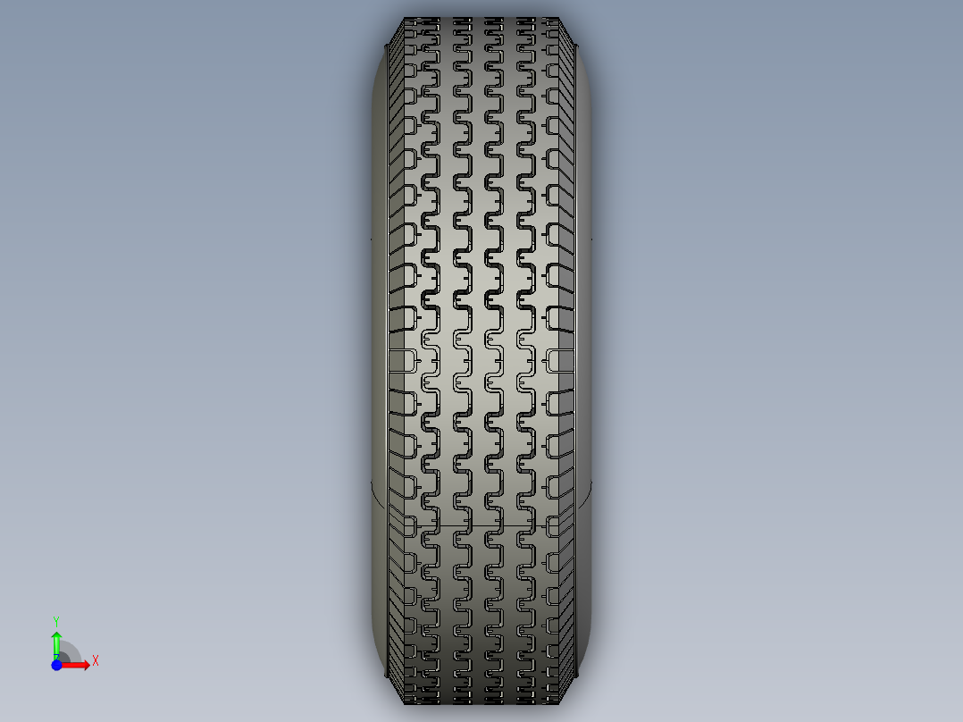 法拉利 156汽车轮胎3D模型前视图