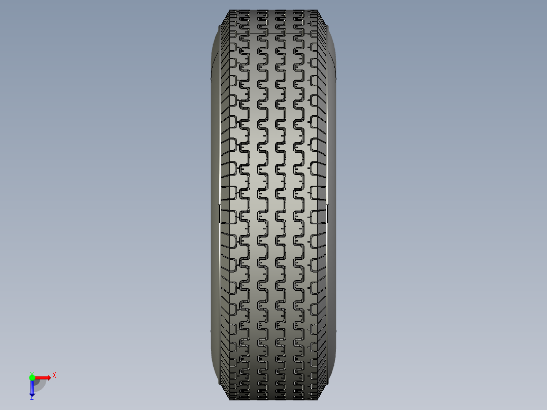 法拉利 156汽车轮胎3D模型俯视图