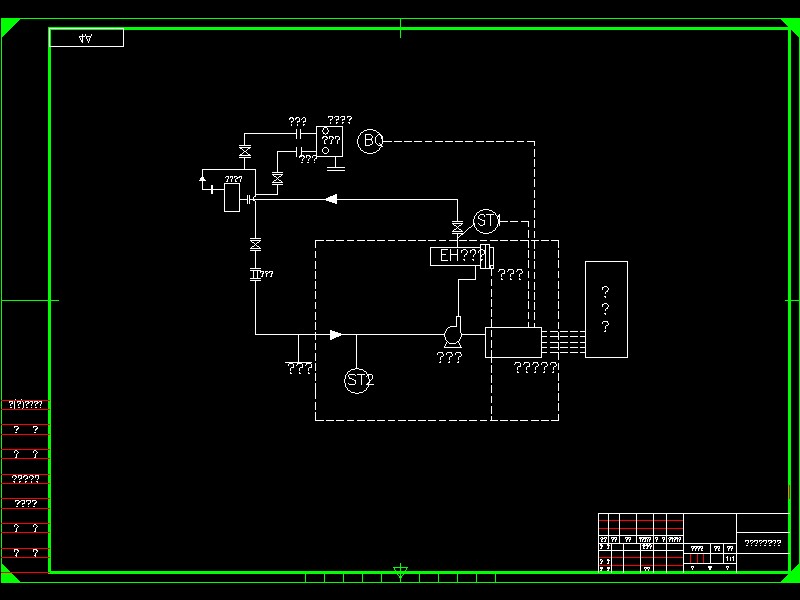 Q008-800×104kcalh型导热油炉控制系统【三菱PLC】