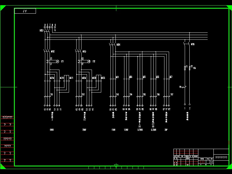 Q008-800×104kcalh型导热油炉控制系统【三菱PLC】