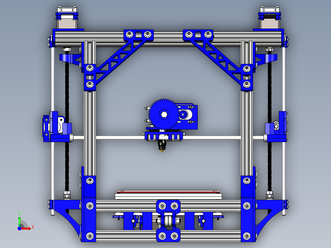 9_5轴打印机前视图