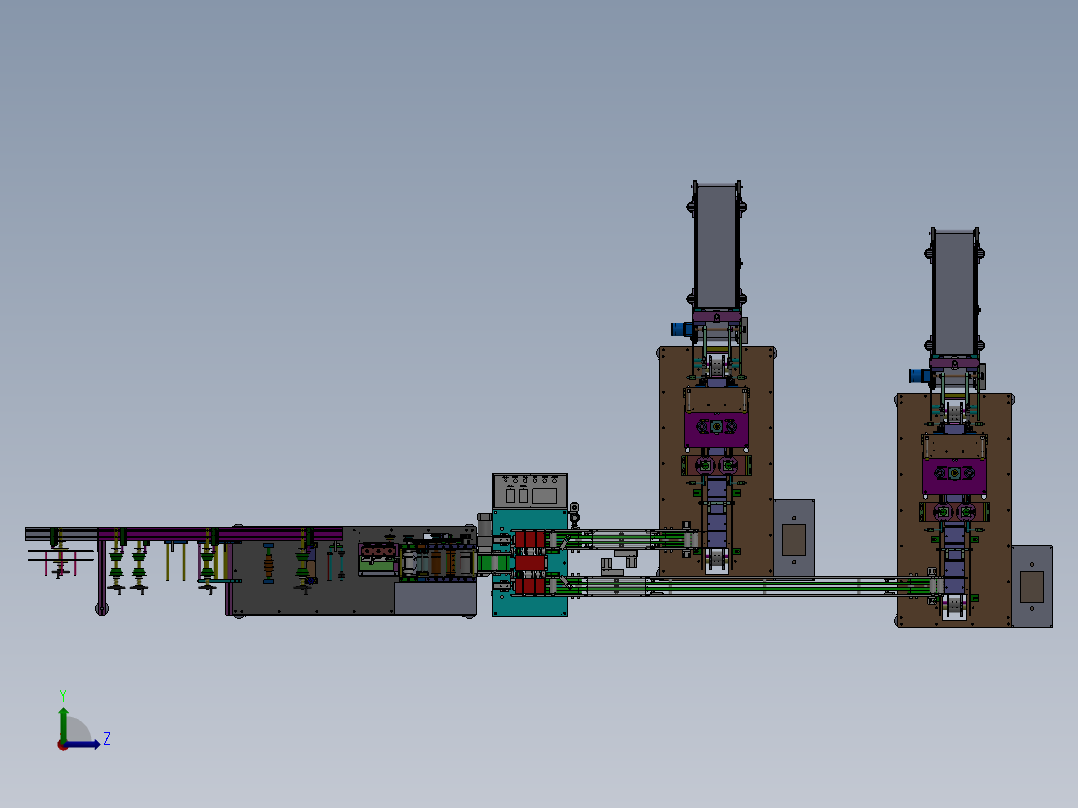 第四代口罩机左视图