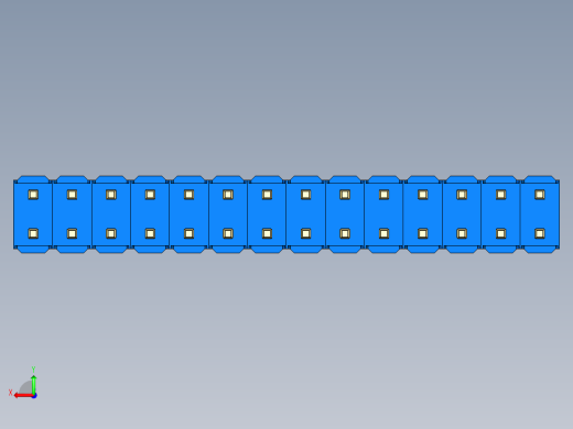 彩色公头100mil（2.54mm）系列-DS1021_blue_2x14p_100mil_Type5_rev1.0后视缩略图