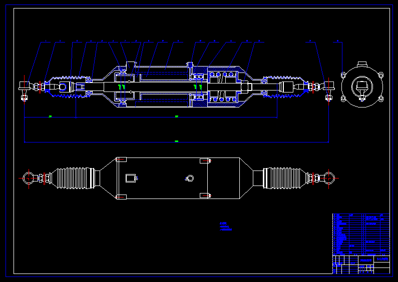 QC028-汽车四轮转向传动系统设计汽车类设计[全套CAD和文档]