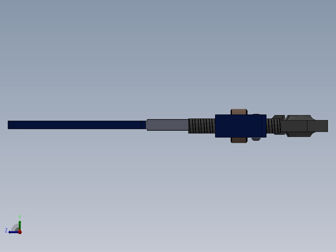 管道扳手右视图