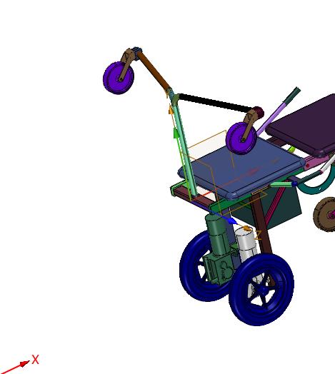 电动担架救援转运车