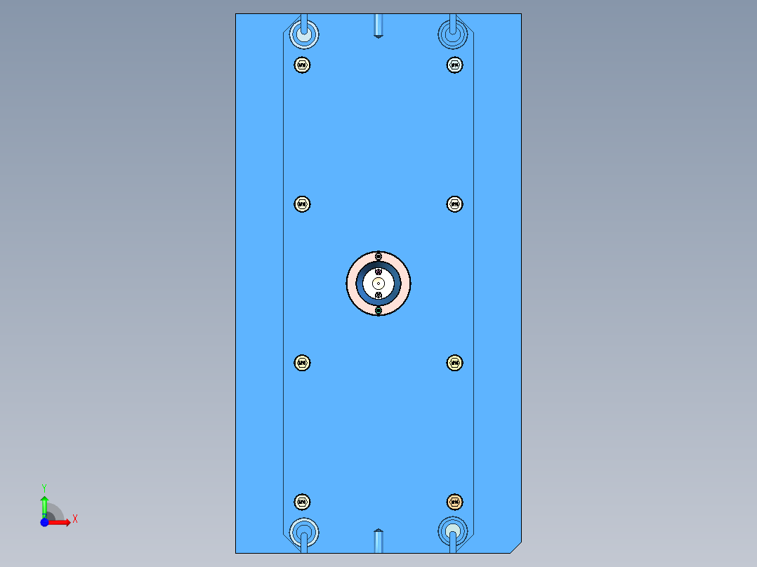 拼条灯条（注塑模具）前视图