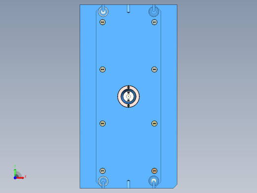拼条灯条（注塑模具）前视缩略图