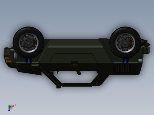 水陆两用汽车俯视缩略图