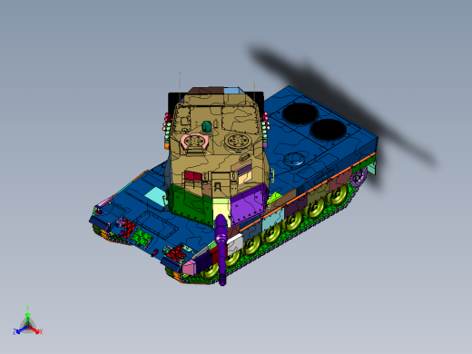 合金坦克德系豹2A6