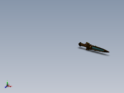 电子转动闪光剑