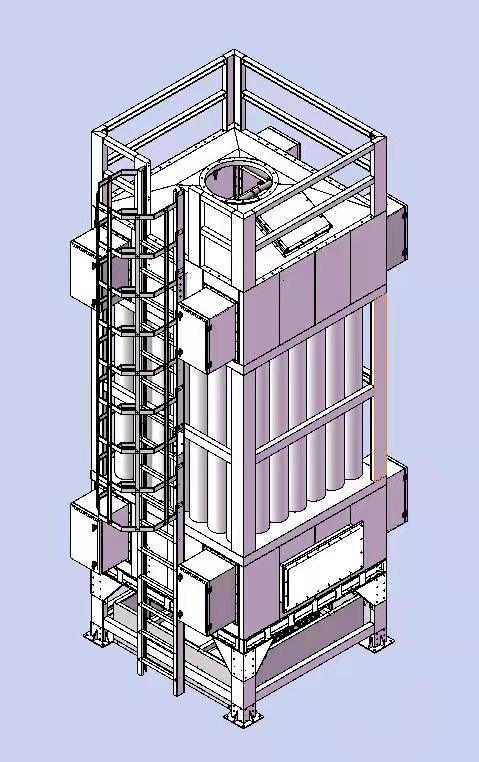1万风量湿电除尘器图纸