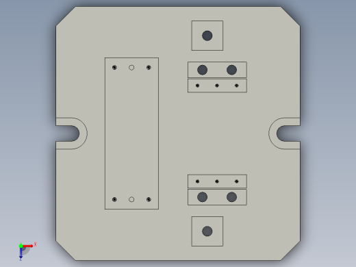 泵体镗孔夹具俯视缩略图