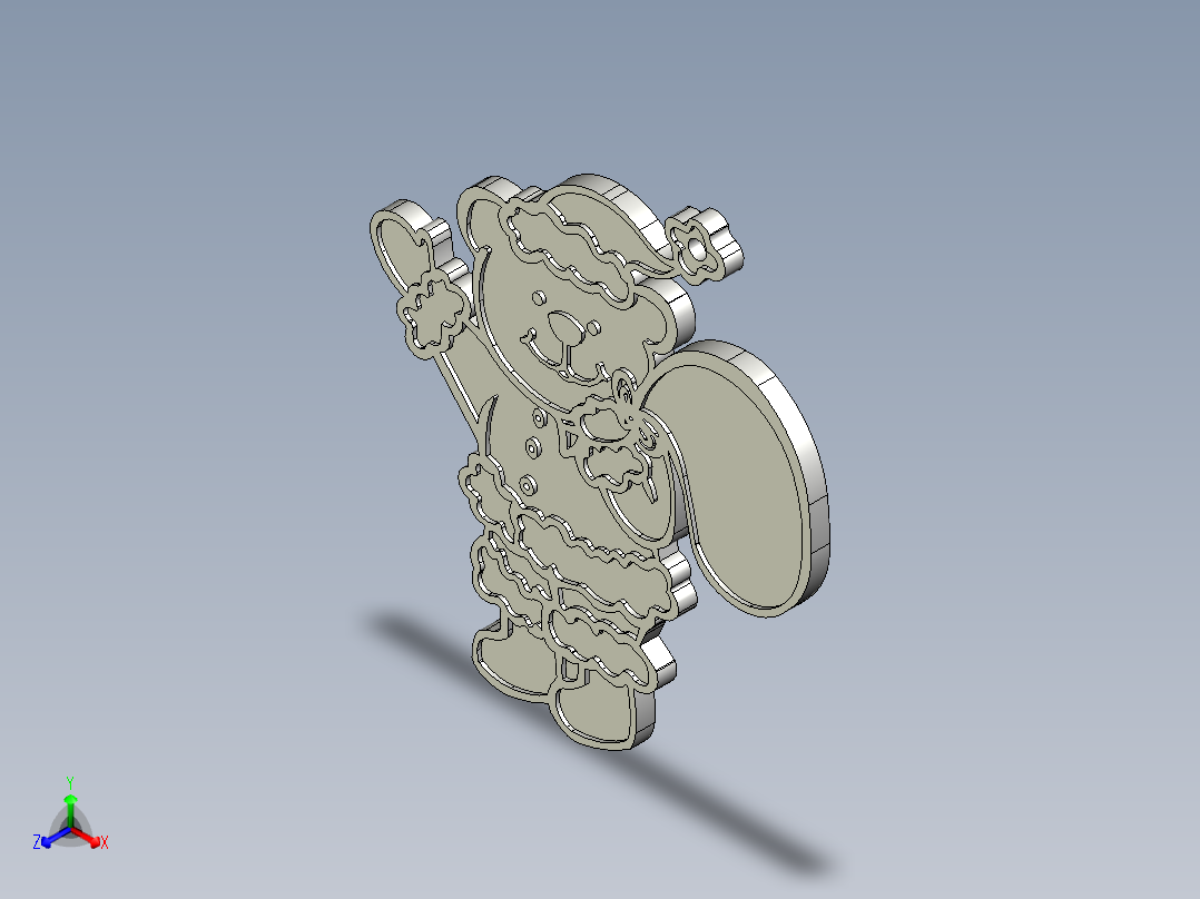 圣诞老人正等轴测图