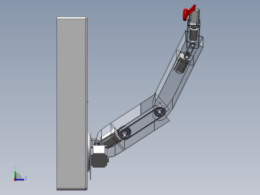 六轴喂饭机械臂设计（含三维仿真）1033289==150左视缩略图