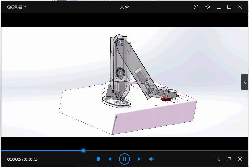 六轴喂饭机械臂设计（含三维仿真）1033289==150